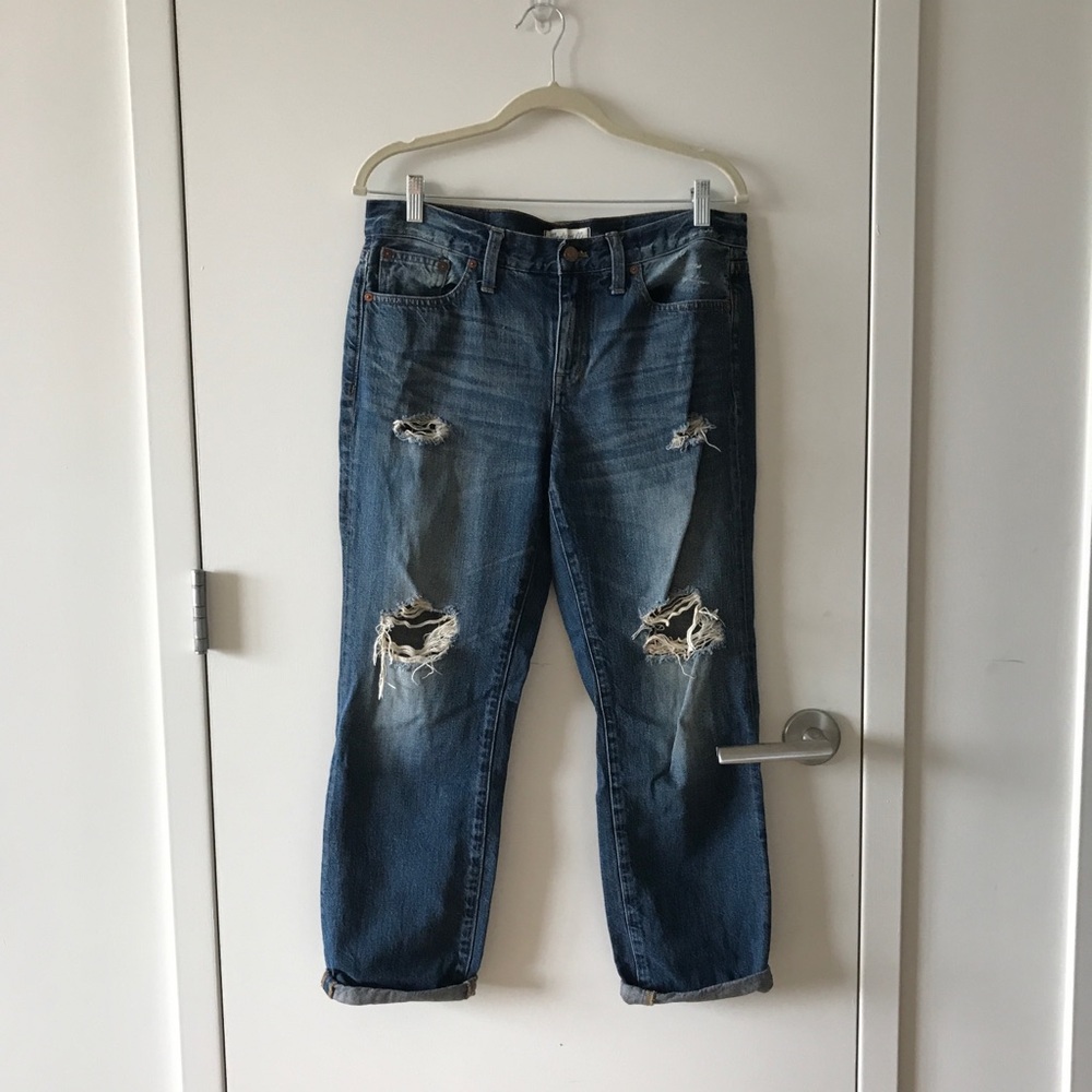 Madewell Distressed Boy Jeans